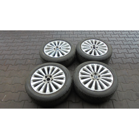 Litá kola Ford Focus II,7x17 ET50,5x108,Pneu letní 205x55x17 95V,1 Pneu jiný vzorek,Cena za sadu