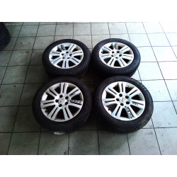 Litá Kola Opel Astra H,6.5x16 ET39,5x110,Pneu Zimní 205x55x16 91T,Cena za sadu