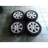 Litá Kola Opel Astra H,6.5x16 ET39,5x110,Pneu Zimní 205x55x16 91T,Cena za sadu