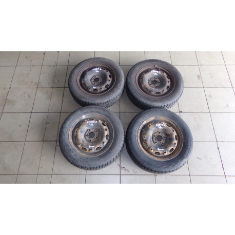 Plechové Disky Škoda Fabia I,14,Pneu Zimní 165x70x14,Nokian,Vzorek 2x7mm,2x8mm,Cena za sadu