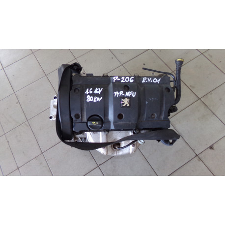 Peugeot 206 CC 1.6 16V 80KW R.V 00-07 Motor-typ NFU
