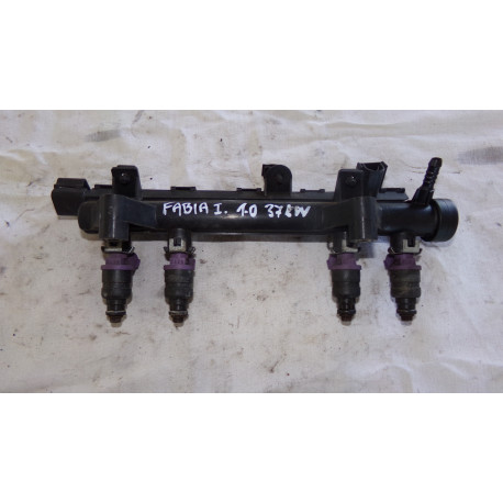 Škoda Fabia I 5DV 1.0 MPI 37KW R.V 99-04 Vstřikovací lišta vč.vstřikovačů