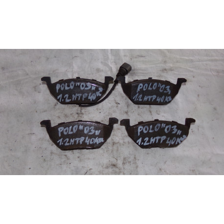 Volkswagen Polo 5DV 1.2HTP 40KW R.V 01-05 Brzdové destičky přední-cena za kus