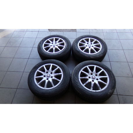 litá kola 6,5x15 et45 5x112 pneu K.O cena za sadu