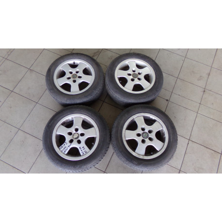 Litá kola Škoda Fabia I,6x14 ET38,5x100,Pneu letní185x60x14,Cena za sadu