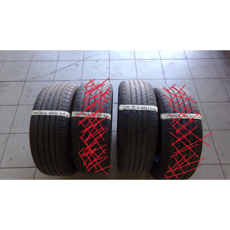Pneu letní 205x55x16,continental,Vzorek 4mm a 4,5mm,Cena za kus