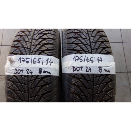Pneu Letní 175x65x14,Pneu Fulda,Vzorek 8mm,Cena za kus